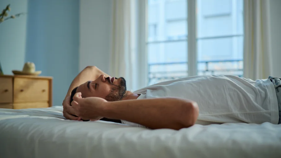 chronic depression man can't get out of bed